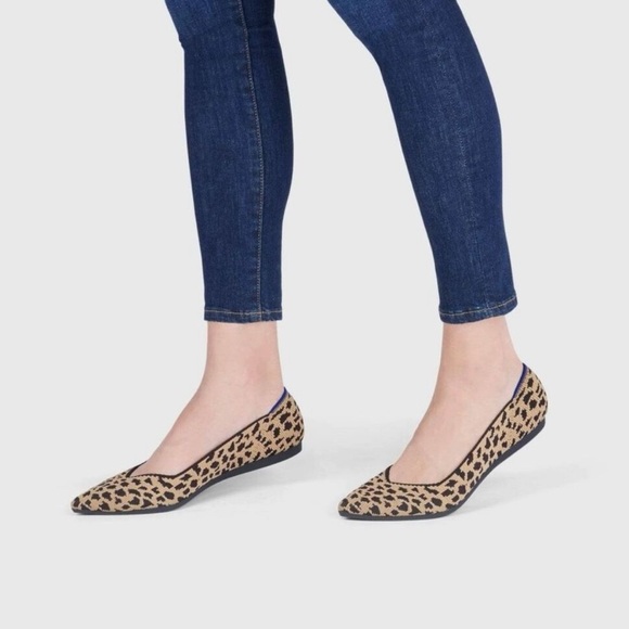 Rothy's The Point Cheetah print Ballet Flats - Picture 3 of 8